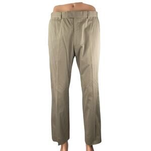 Banana Republic Men's Beige Tan Straight Leg Chino Khaki Trousers Dress Pants 32